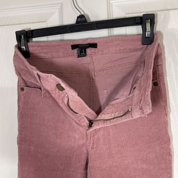 Forever 21 pink corduroy pants stretch size s - Picture 5 of 5
